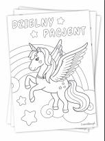 Opakowanie Kolorowanka dzienego pacjenrta A5 Jednorożec 10szt