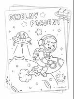 Opakowanie Kolorowanka dzienego pacjenta A5 Kosmonauta 10szt