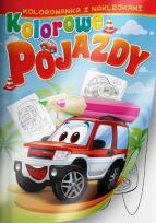 Okładka książki Kolorowanka kolorowe pojazdy