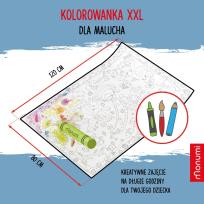 Okładka książki Kolorowanka podłogowa Coloring Poster XXL Dla Malucha
