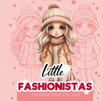 Opakowanie Kolorowanka usztywniana Little Fashionistas Małe projektantki