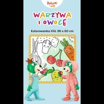 Opakowanie Kolorowanka XXL. Warzywa i owoce