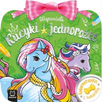 Okładka książki Kolorowanka z kokardką. Wspaniałe kucyki i jednorożce