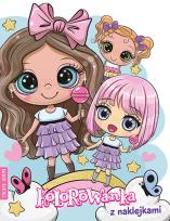 Okładka książki Kolorowanka z naklejkami. Przyjaciółki