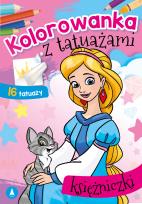 Okładka książki Kolorowanka z tatuażami. Księżniczki