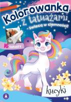 Okładka książki Kolorowanka z tatuażami. Kucyki