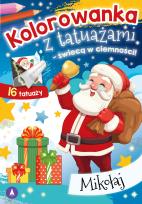 Okładka książki Kolorowanka z tatuażami Mikołaj