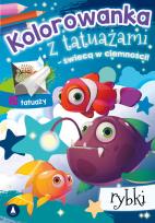 Okładka książki Kolorowanka z tatuażami. Rybki