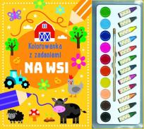 Okładka książki Kolorowanka z zadaniami. Na wsi