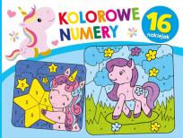 Okładka książki Kolorowe numery. Jednorożce