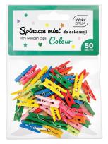 Opakowanie Kolorowe spinacze do dekoracji mini 50szt