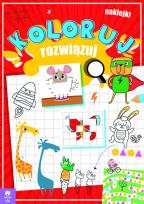 Okładka książki Koloruj i rozwiązuj
