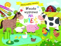 Okładka książki Koloruj według numerów. Wesoła wyprawa na wieś