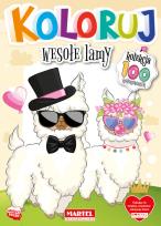 Okładka książki Koloruj - Wesołe lamy