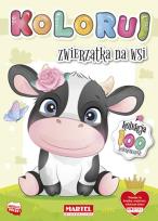 Okładka książki Koloruj Zwierzątka na wsi