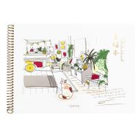 Opakowanie Kołoszkicownik 24k A4 Kot w sypialni