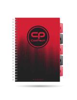 Opakowanie Kołozeszyt A4 100k kratka PP Coolpack gradient cranberry