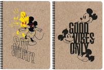 Opakowanie Kołozeszyt A4/80K kratka Mickey Mouse Kraft (5szt)