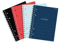 Opakowanie Kołozeszyt A4/80K kratka Top Colors (5szt)