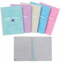 Opakowanie Kołozeszyt B5+/80K kratka Campus Pastel (5szt)