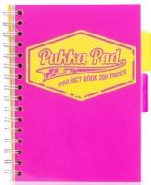 Opakowanie Kołozeszyt Pukka Pad Project Book Neon a5 200k kratka różowy 8418-neo