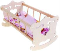Opakowanie Kołyska drewniana z motywem serca