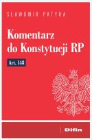 Okładka książki Komentarz do Konstytucji RP art. 148