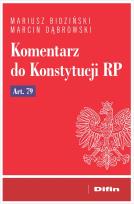 Okładka książki Komentarz do Konstytucji RP art. 79