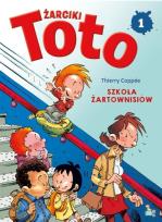 Okładka książki Komiks. Żarciki toto T.1 Szkoła żartownisiów