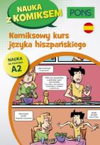 Okładka książki Komiksowy kurs języka hiszpańskiego A2 w.2