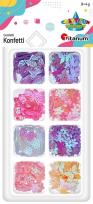 Opakowanie Konfetti Craft-Fun zestaw 6 wzorów 8x4g