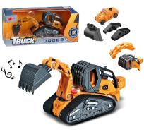 Opakowanie Koparka metal pullback ze światłem i dźwiękiem