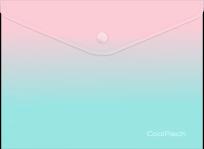 Opakowanie Koperta A4 na zatrzask Coolpack gradient strawber