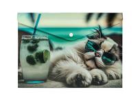 Opakowanie Koperta A5 PP na napę z nadrukiem Chillout Cat