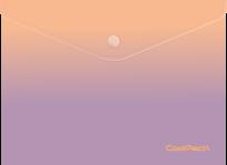 Opakowanie Koperta na dokumenty na zatrzask A4 Coolpack Gradient BERRY