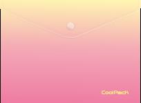 Opakowanie Koperta na dokumenty na zatrzask A4 Coolpack Gradient PEACH