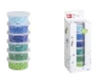 Opakowanie Koraliki do zaprasowywania niebieskie-zielone 6 op