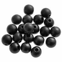 Opakowanie Koraliki drewniane 16mm 20szt matowa czerń