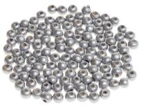 Opakowanie Koraliki drewniane do nawlekania srebrne 8mm 120sz