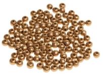 Opakowanie Koraliki drewniane do nawlekania złote 8mm 120szt