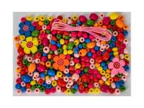 Opakowanie Koraliki drewniane kolorowe