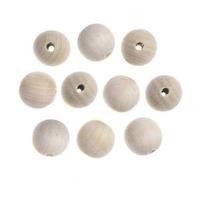 Opakowanie Koraliki drewniane kulki 25mm 10szt