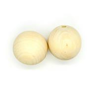 Opakowanie Koraliki drewniane kulki 50mm 2szt