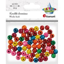 Opakowanie Koraliki drewniane okrągłe 10g