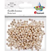 Opakowanie Koraliki drewniane okrągłe 20g