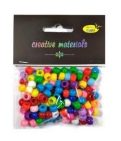 Opakowanie Koraliki kolorowe 6mm 35g ok.150szt