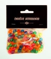 Opakowanie Koraliki kolorowe transparentne ok 150szt