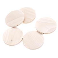 Opakowanie Koraliki monetki drewniane 50mm 5szt