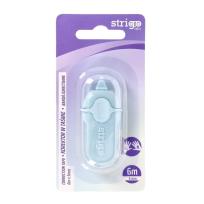 Opakowanie Korektor w taśmie mini 5mmx6m niebieski STRIGO