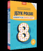 Okładka książki Korepetycje ósmoklasisty Język polski, matematyka, angielski